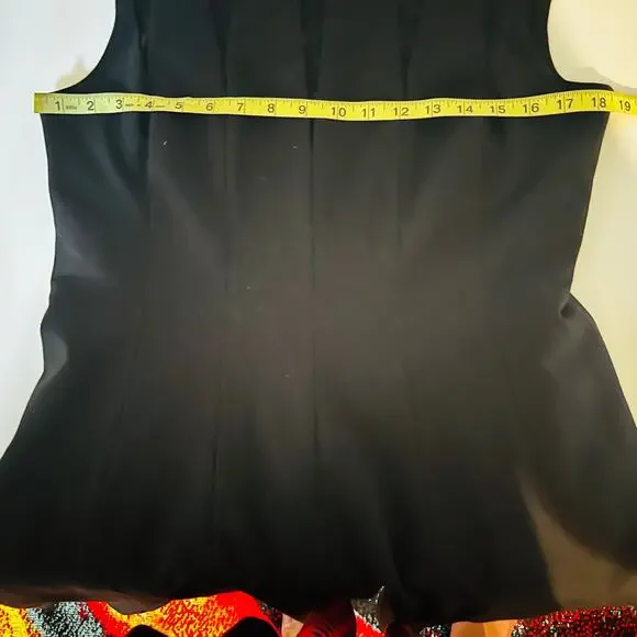 Calvin Klein Lace Insert Sleeveless Dress Size 10 Black - Picture 5 of 7